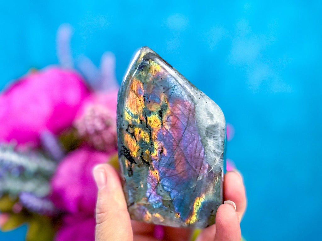 Purple Labradorite Crystal Freeform, Rainbow Labradorite, White Labradorite, Grey Labradorite | | Wiccan Center
