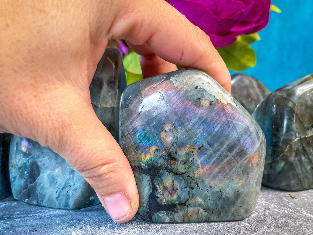 Purple Labradorite Crystal Freeform, Rainbow Labradorite, White Labradorite, Grey Labradorite | | Wiccan Center