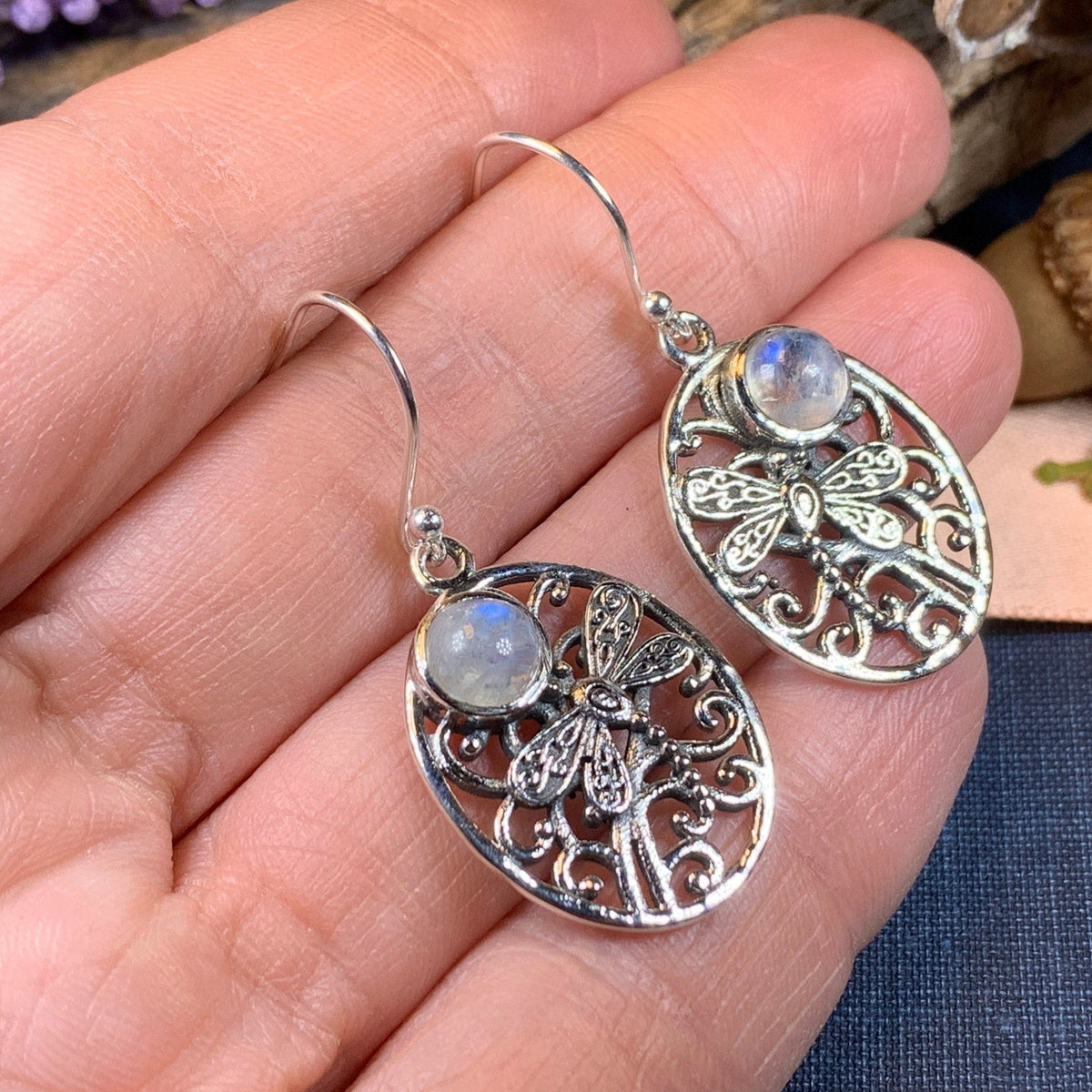 Forest Glen Dragonfly Earrings | Dangle Earrings | Wiccan Center