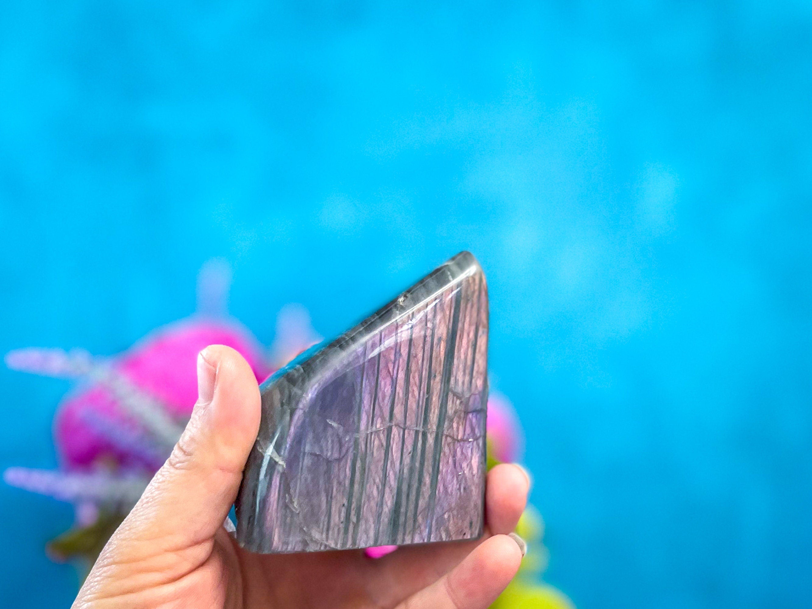 Purple Labradorite Crystal Freeform, Rainbow Labradorite, White Labradorite, Grey Labradorite | | Wiccan Center