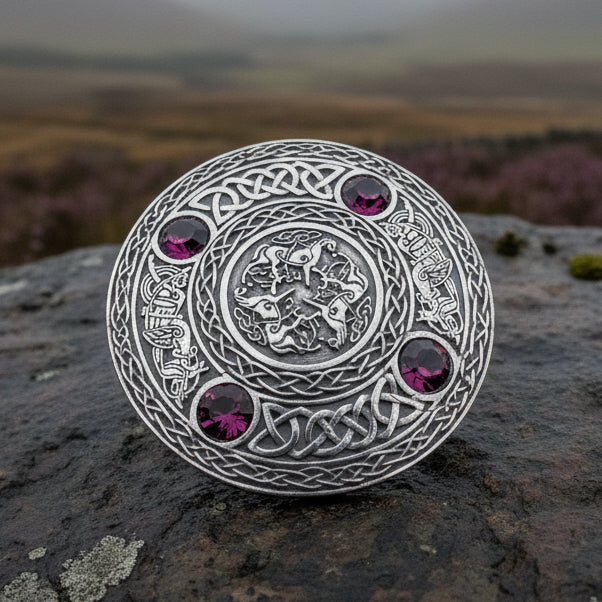 Brodie Celtic Horse Brooch - Handmade in Scotland | Brooch | Wiccan Center