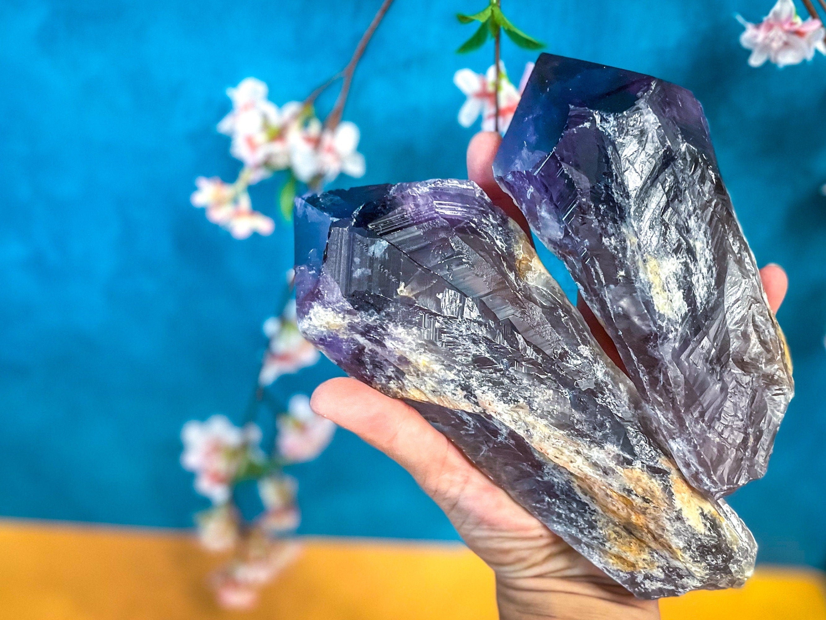 HUGE AMETHYST Spear
