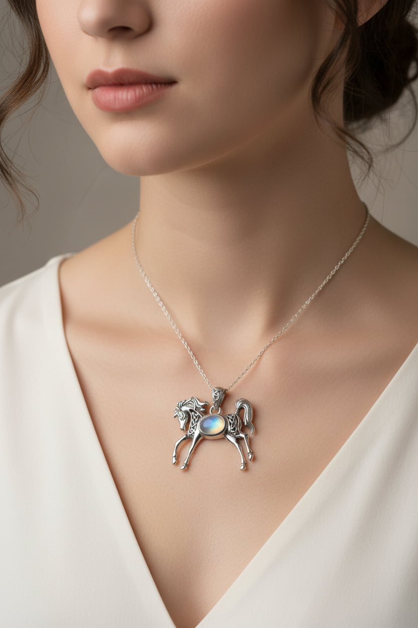 Finbar Horse Necklace | Pendant | Wiccan Center