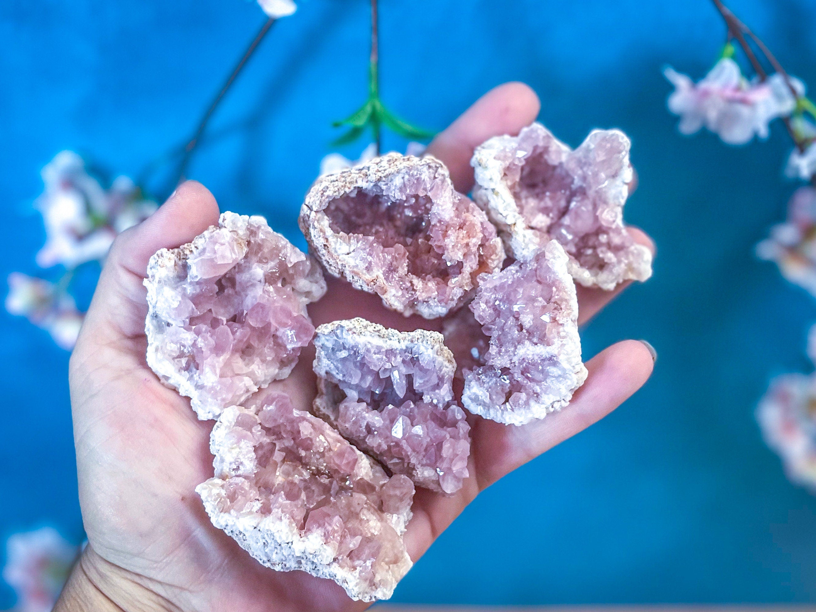 Pink Amethyst crystal Cluster | | Wiccan Center