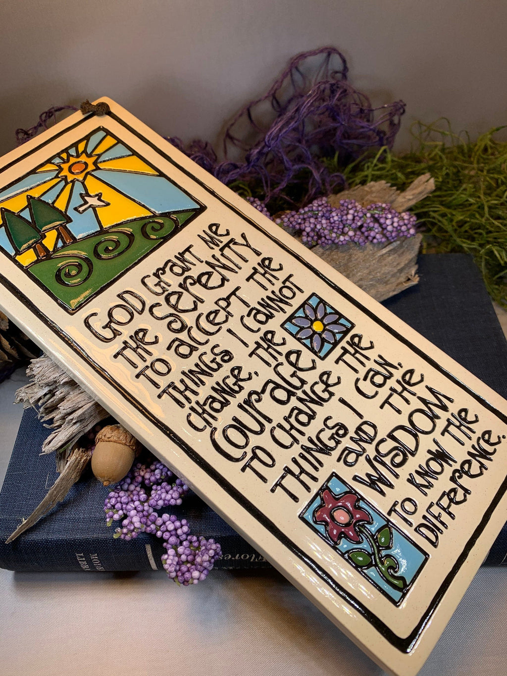 Serenity Prayer Blessing Wall Art | Gifts | Wiccan Center