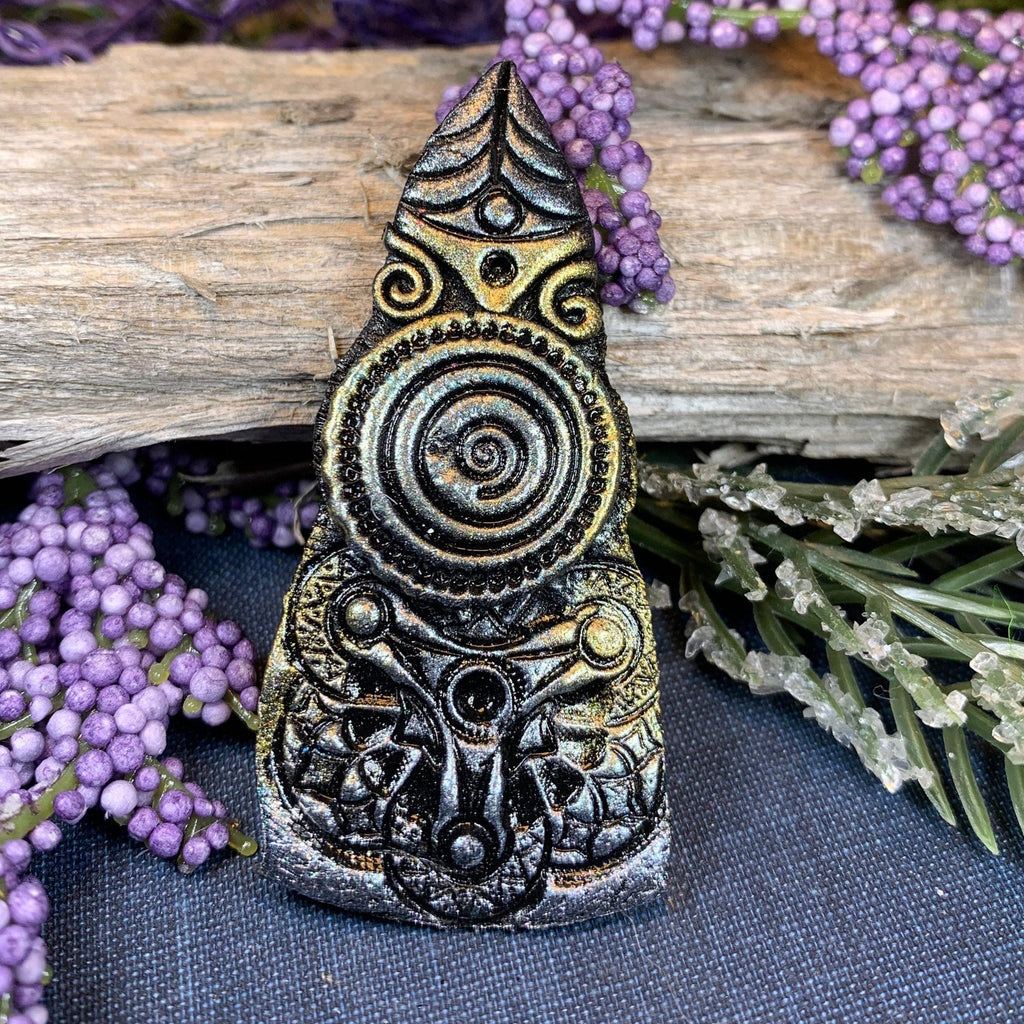 Whimsical Viking Warrior Brooch - Handmade in Scotland | Brooch | Wiccan Center