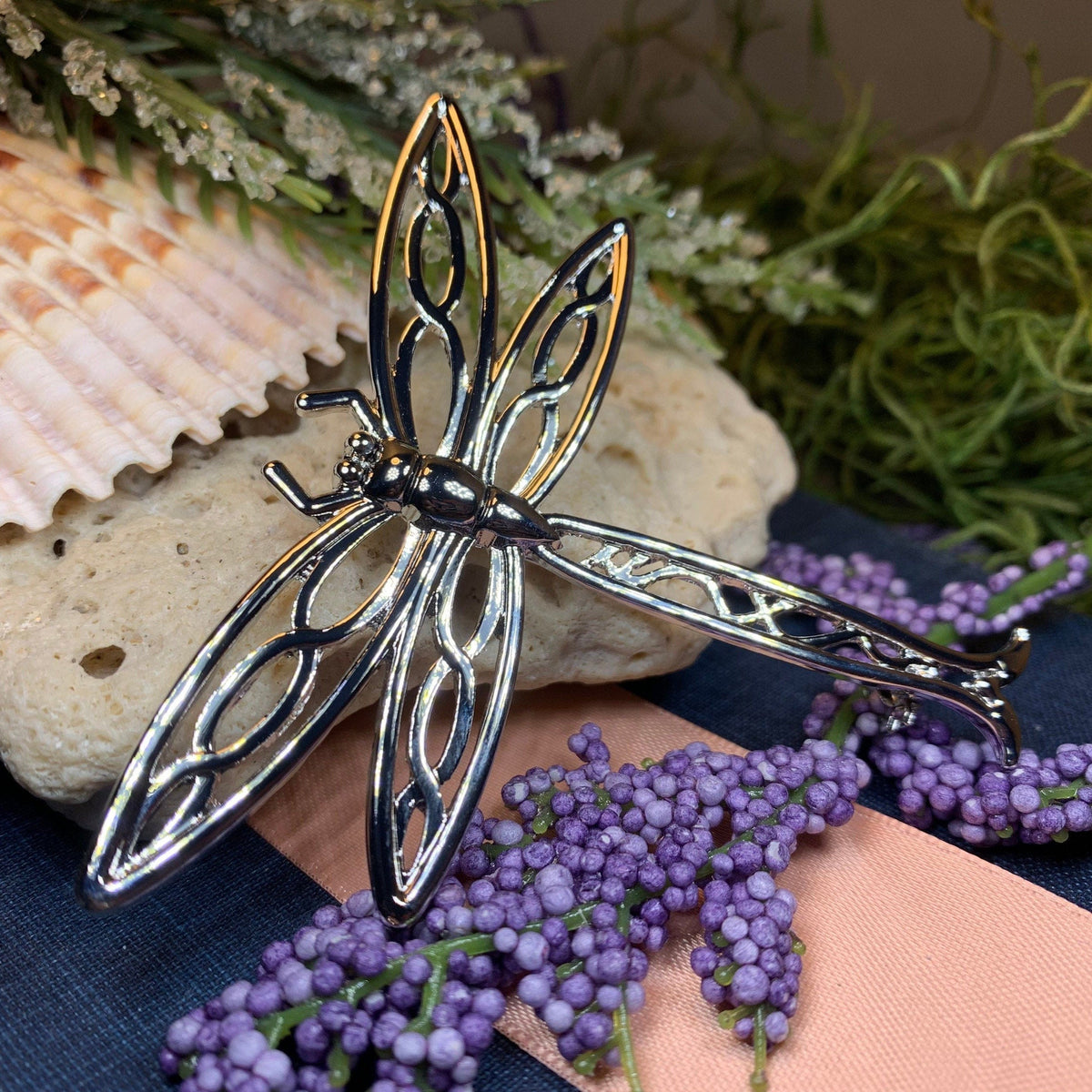 Large Celtic Dragonfly Brooch | Brooch | Wiccan Center