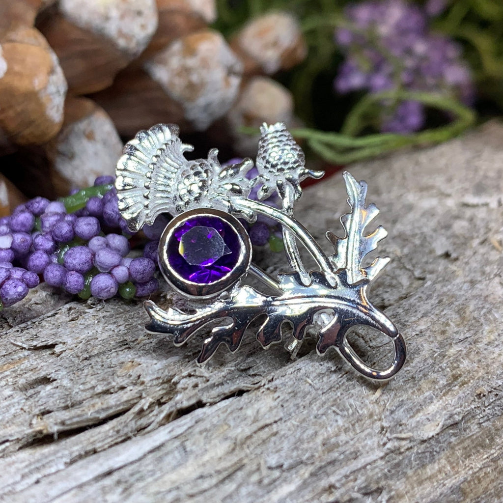 Cairn Ross Scottish Thistle Brooch | Brooch | Wiccan Center