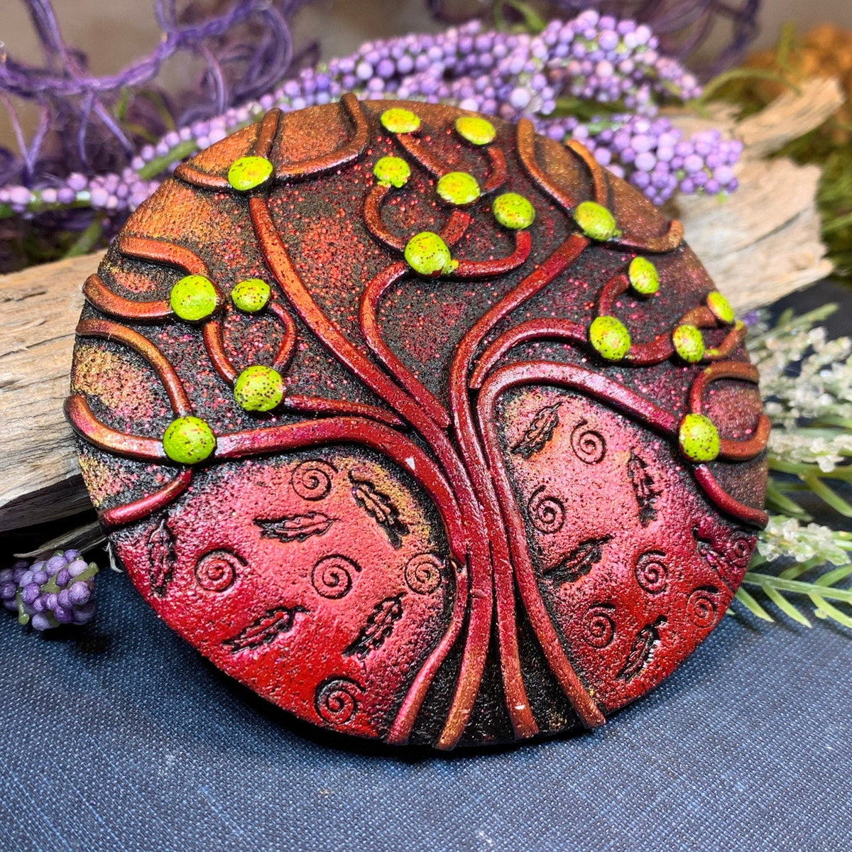 Rawan Tree of Life Brooch - Handmade in Scotland | Brooch | Wiccan Center