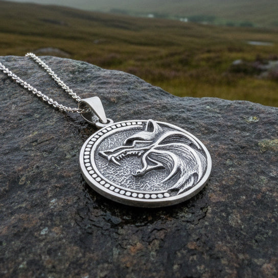 Gundolf Wolf Necklace | Pendant | Wiccan Center