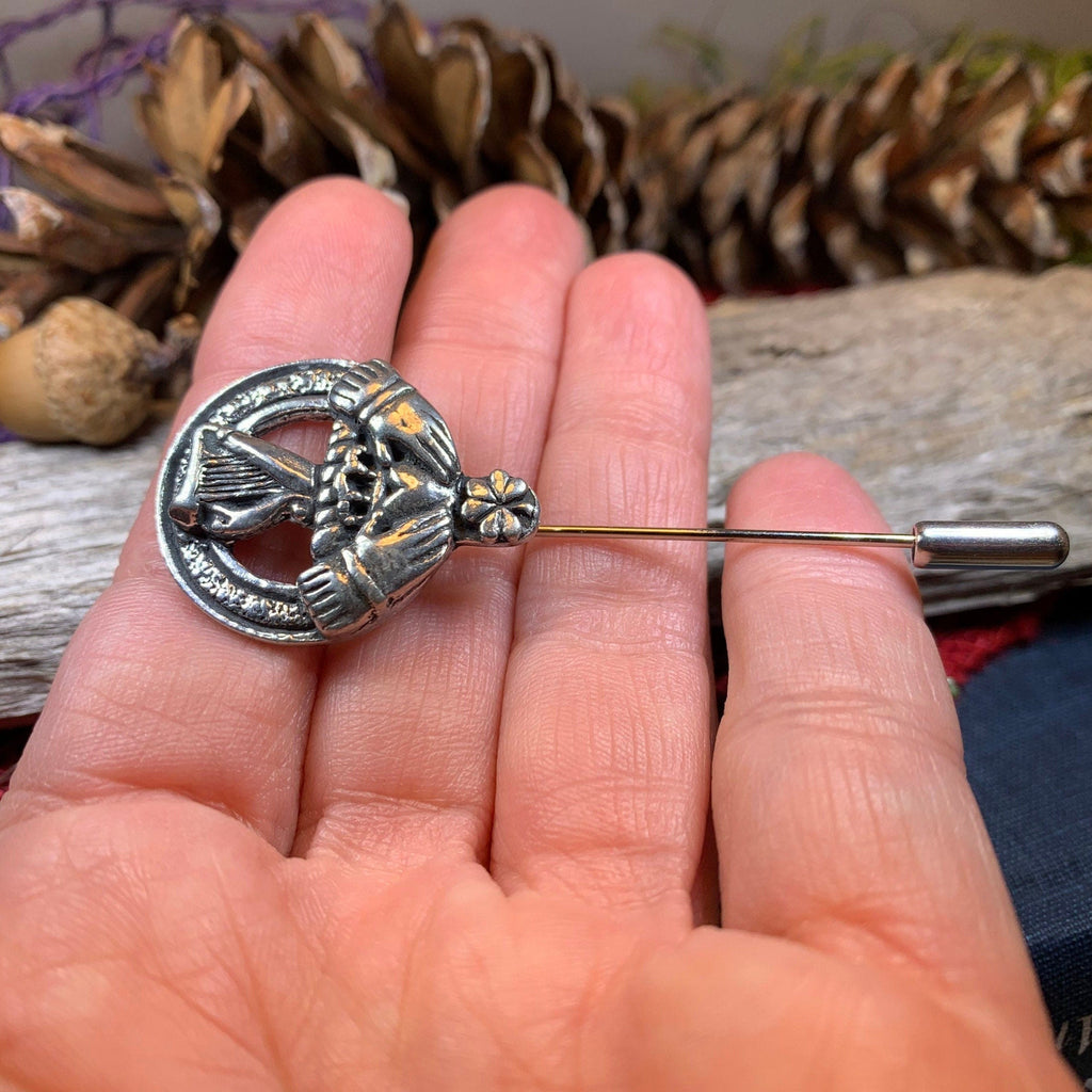 Irish Claddagh Stick Pin | Brooch | Wiccan Center