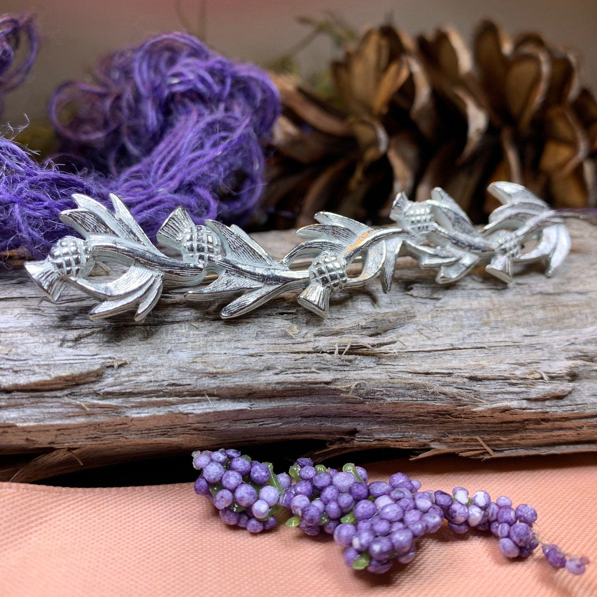 Joyful Scottish Thistle Brooch - Handmade in Scotland | Brooch | Wiccan Center