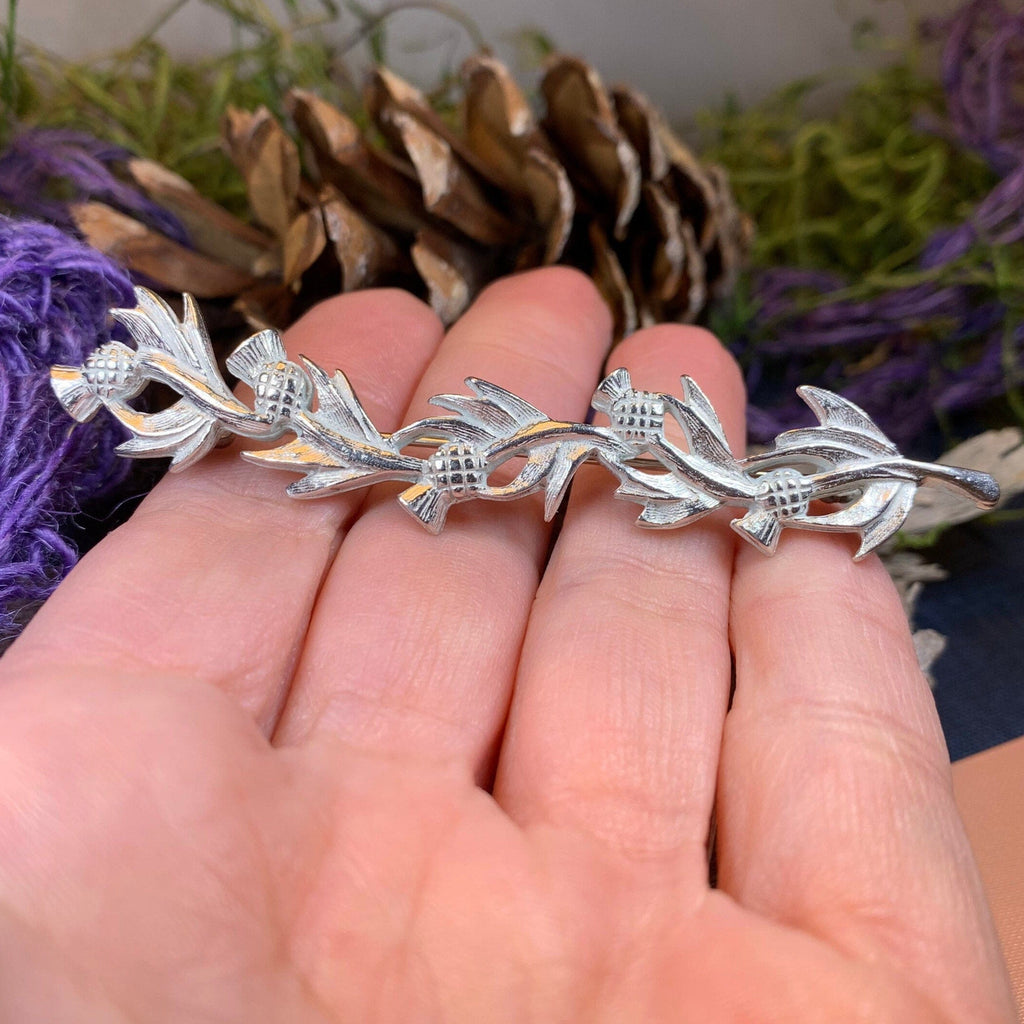 Joyful Scottish Thistle Brooch - Handmade in Scotland | Brooch | Wiccan Center