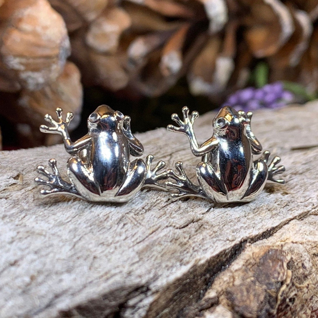 Shayla Frog Post Earrings | Post Earrings | Wiccan Center