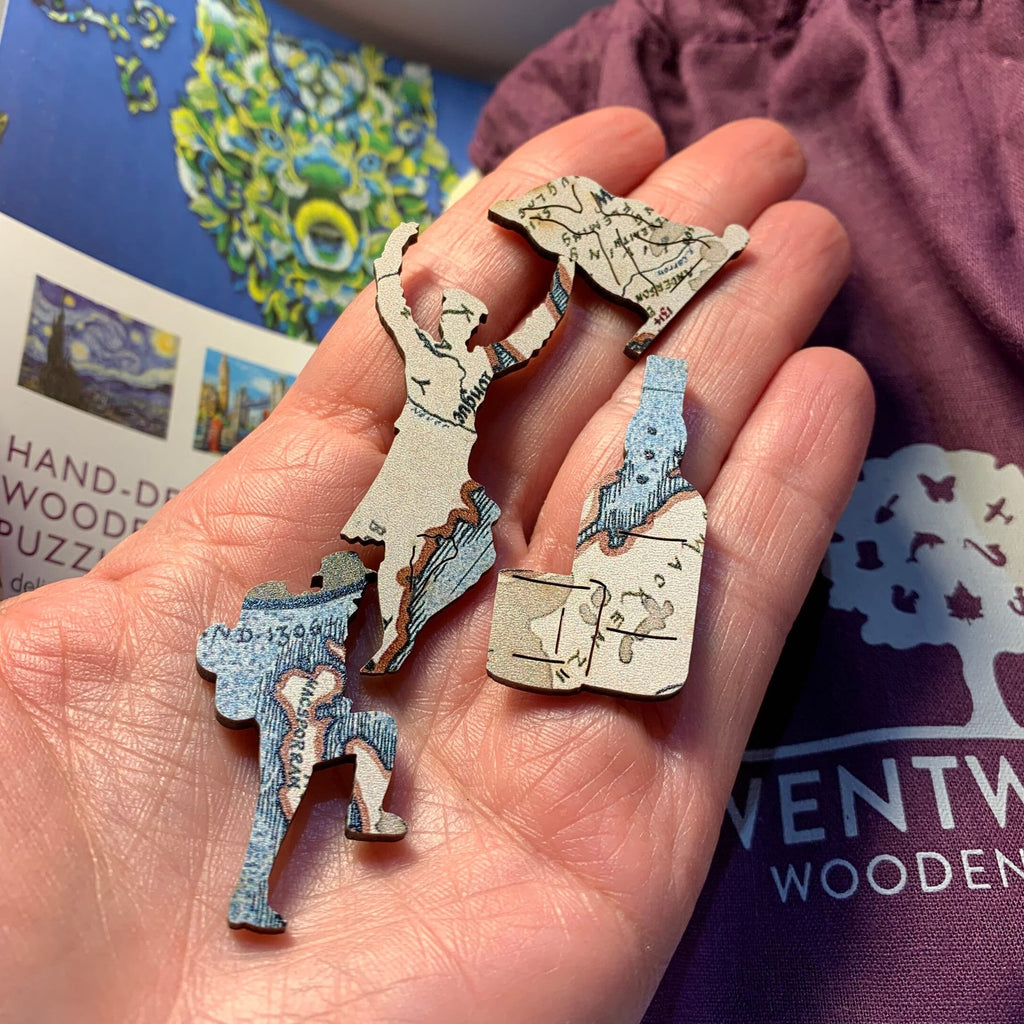 Scotland Map & Family Clan Wooden Puzzle | Gifts | Wiccan Center