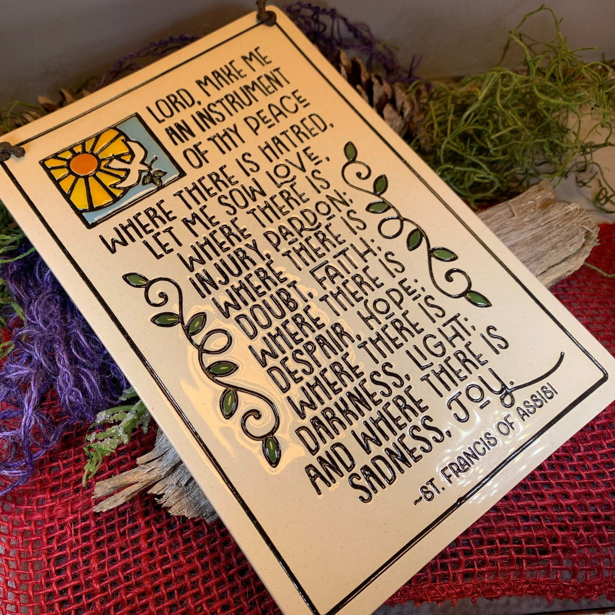 Christian Blessing St. Francis Wall Art | Gifts | Wiccan Center