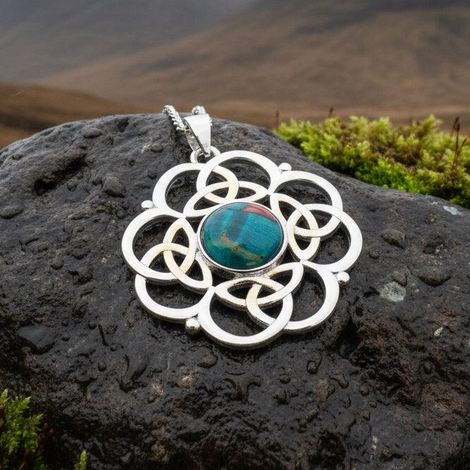 Heathergems Celtic Knot Necklace — Scotland Jewelry | Pendant | Wiccan Center