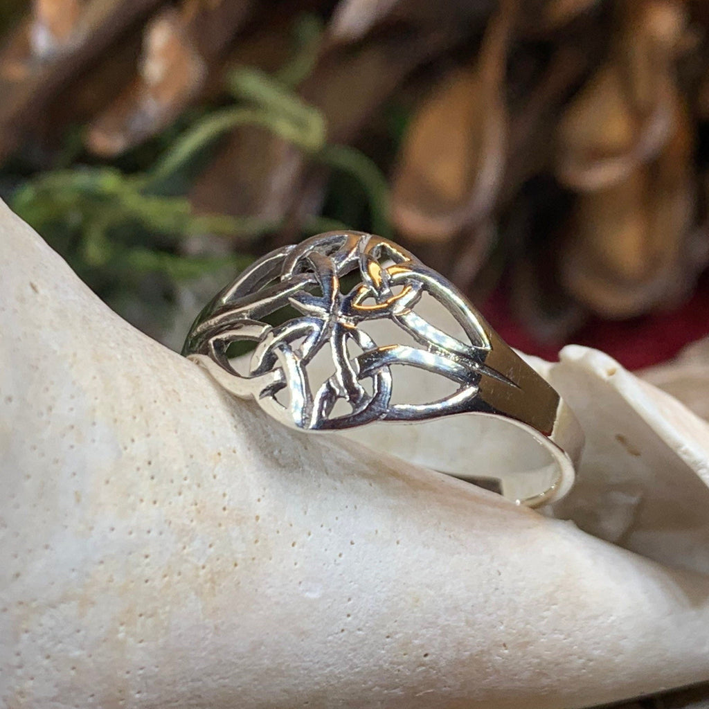 Eiyen Celtic Knot Ring in Sterling Silver | Ring | Wiccan Center