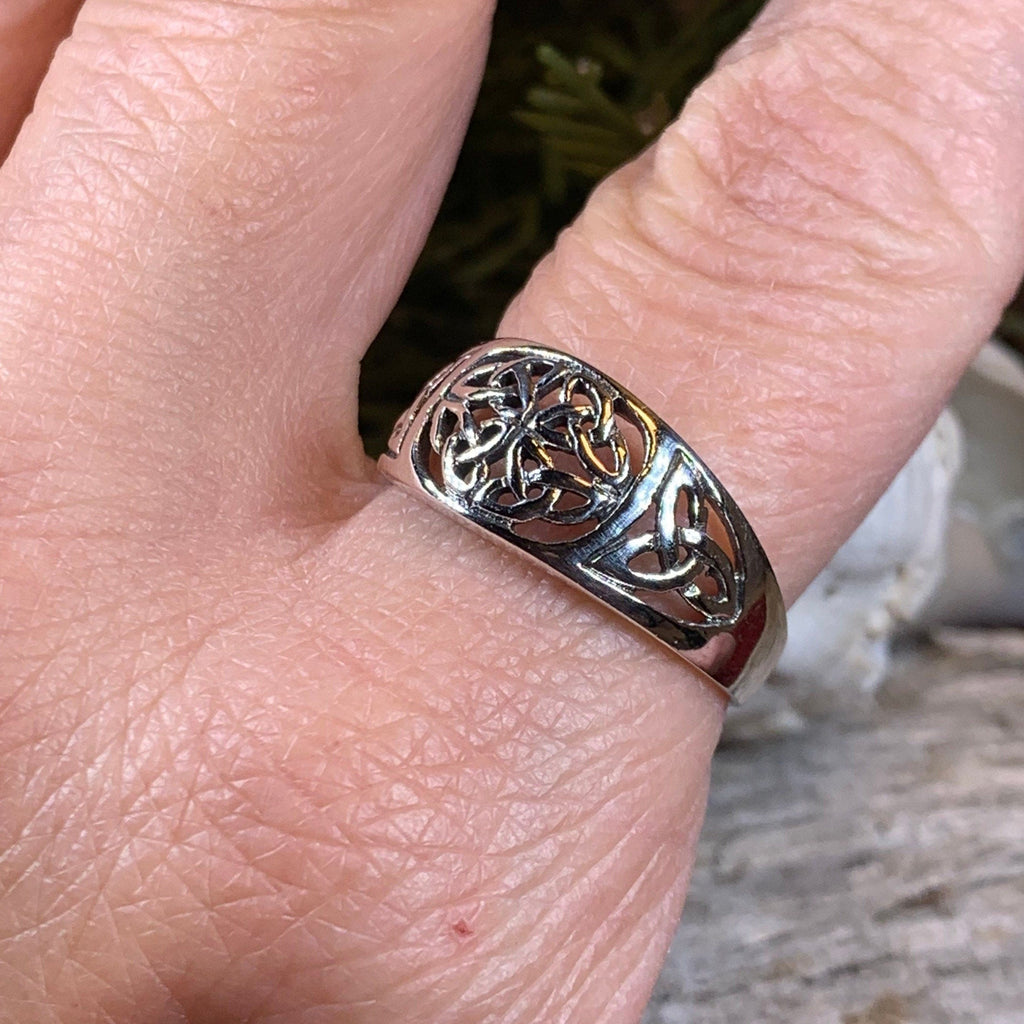 Radelia Celtic Knot Ring in Sterling Silver | | Wiccan Center