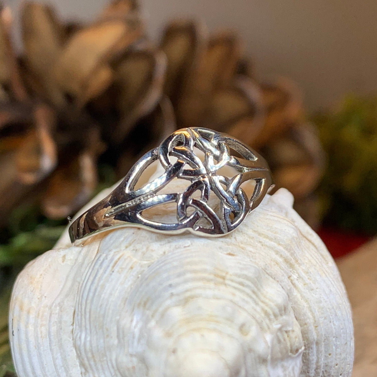 Eiyen Celtic Knot Ring in Sterling Silver | Ring | Wiccan Center