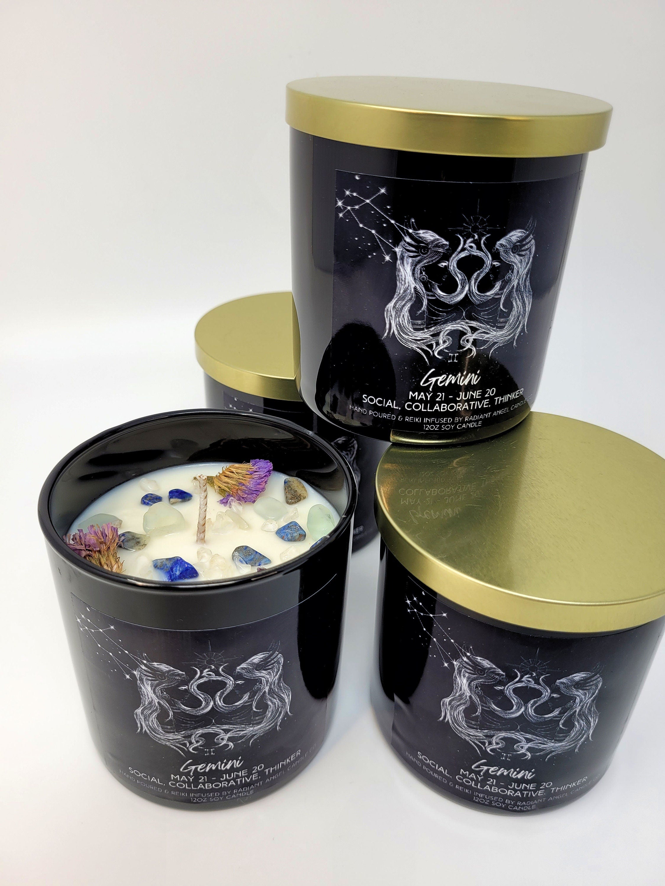 Gemini, Gemini Candle, Gemini Goddesss, Zodiac Candle | Candle | Wiccan Center