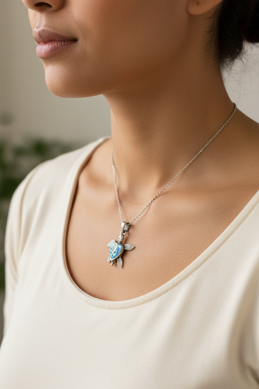 Sarilla Turtle Necklace | Pendant | Wiccan Center