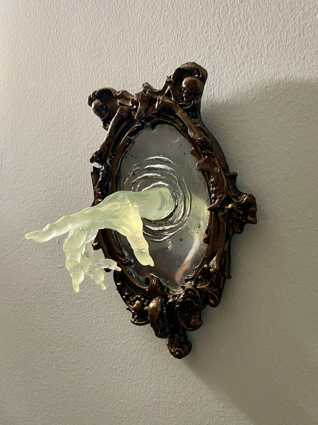 Spectral Hand Wall Plaque, Glow in the Dark