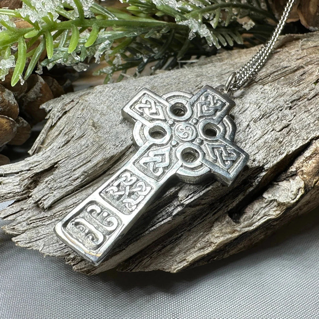 Connor Celtic Cross Necklace - Handmade in Scotland