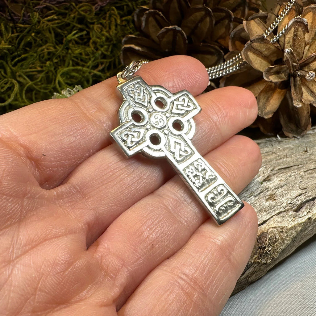 Connor Celtic Cross Necklace - Handmade in Scotland