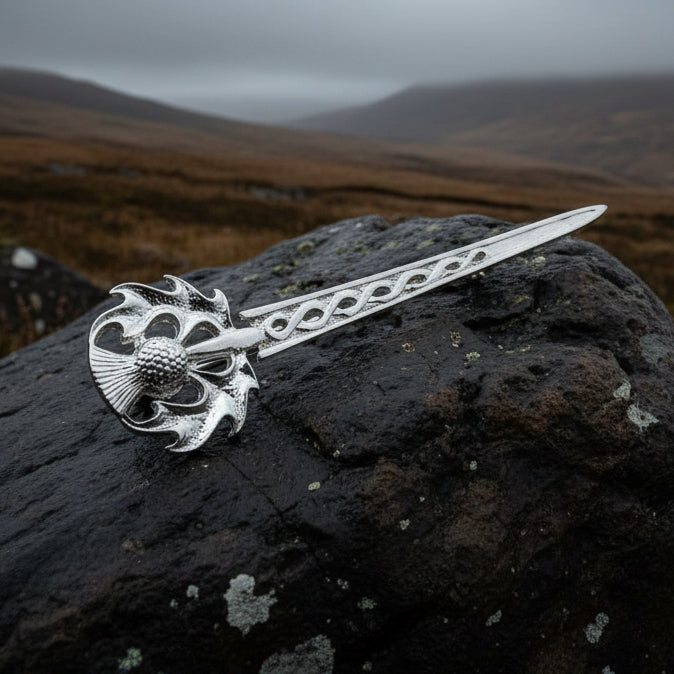 Scottish Thistle Kilt Pin | Kilt Pin | Wiccan Center