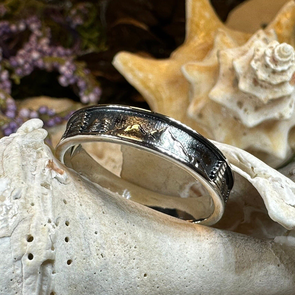 Minimalist Mountain Ring | Ring | Wiccan Center