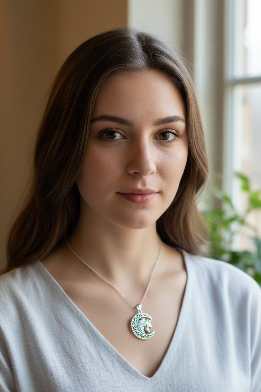 Moondreamer Unicorn Necklace | Pendant | Wiccan Center