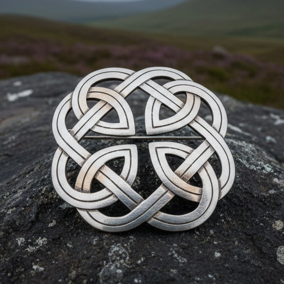 Legend Celtic Knot Brooch - Handmade in Scotland | Brooch | Wiccan Center