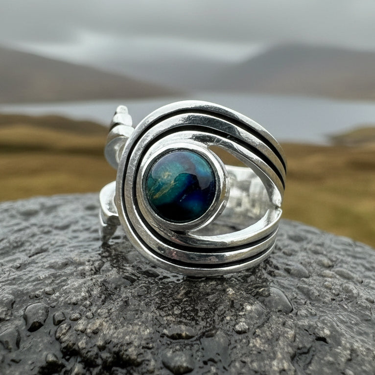 Scottish Heathergems Celtic Wrap Ring - Handmade in Scotland | Ring | Wiccan Center