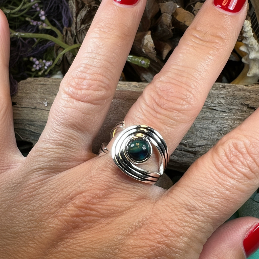Scottish Heathergems Celtic Wrap Ring - Handmade in Scotland | Ring | Wiccan Center
