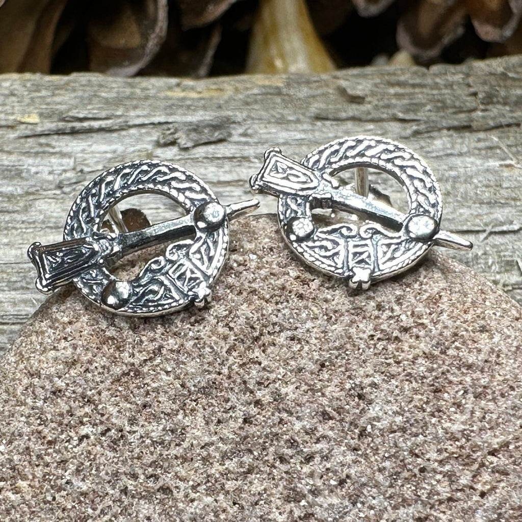Celtic Tara Stud Earrings | Post Earrings | Wiccan Center