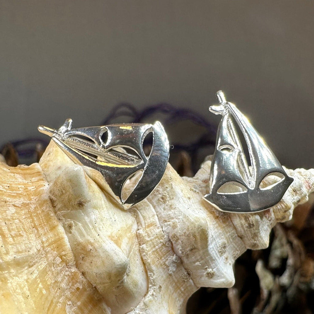 Summerlea Sailboat Post Earrings | Post Earrings | Wiccan Center