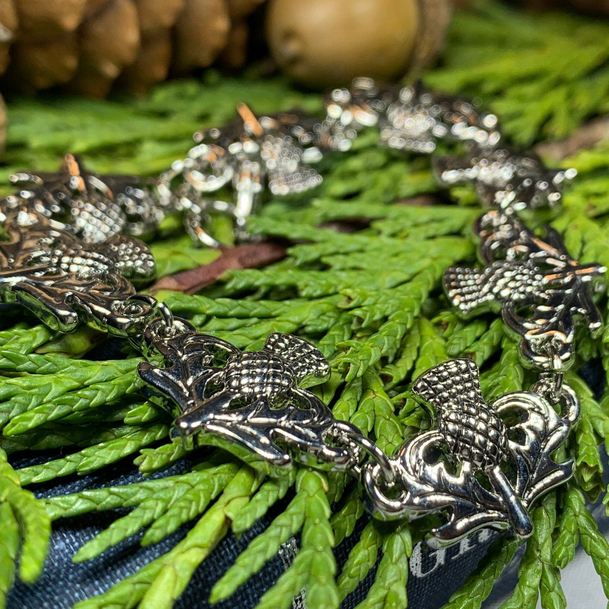 Pewter Thistle Bracelet | Bracelet | Wiccan Center