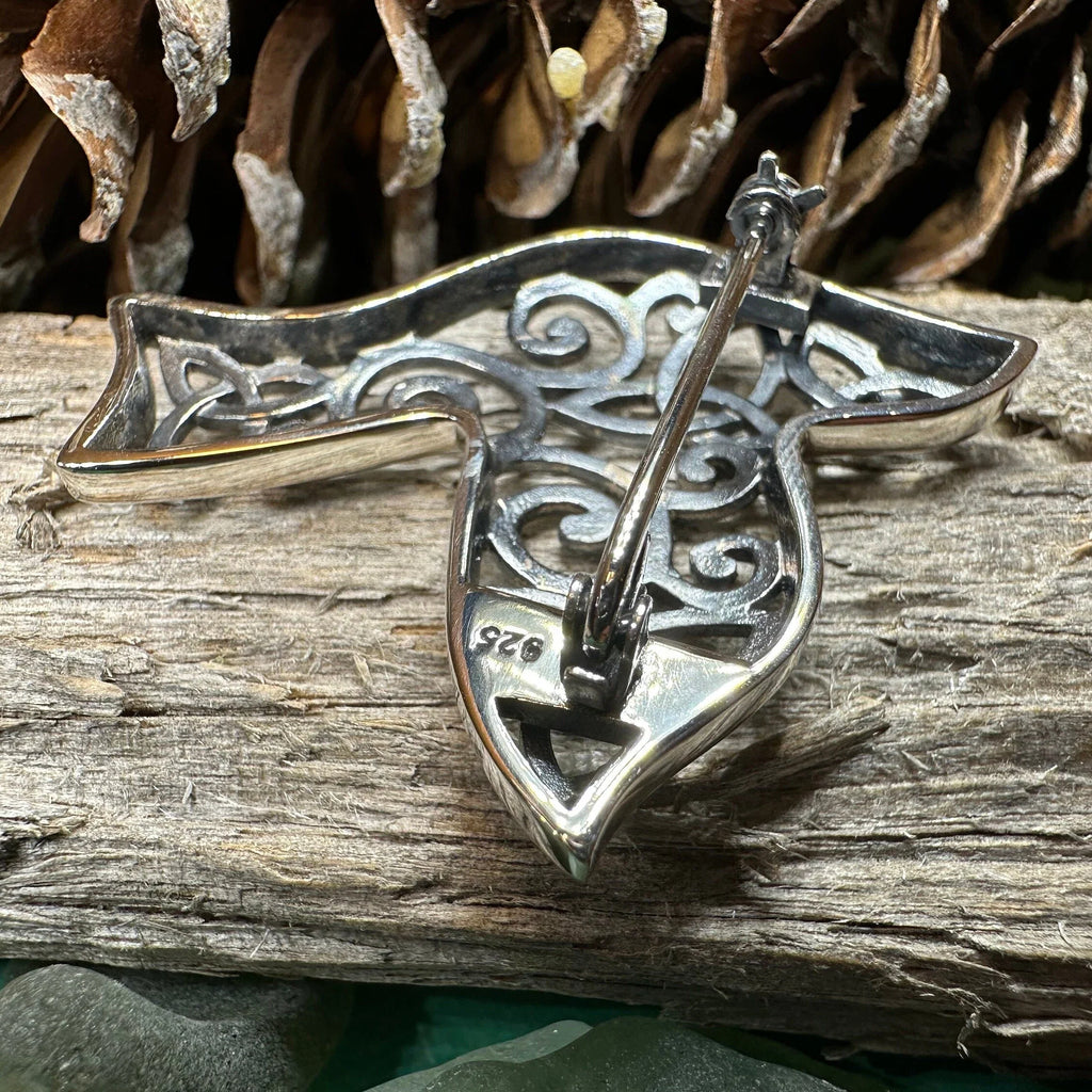 Iona Dove Trinity Knot Brooch | Brooch | Wiccan Center