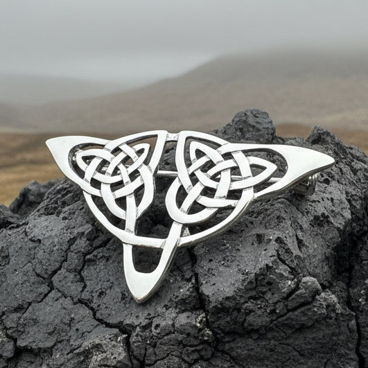 Sigyn Celtic Knot Brooch in Sterling Silver | Brooch | Wiccan Center