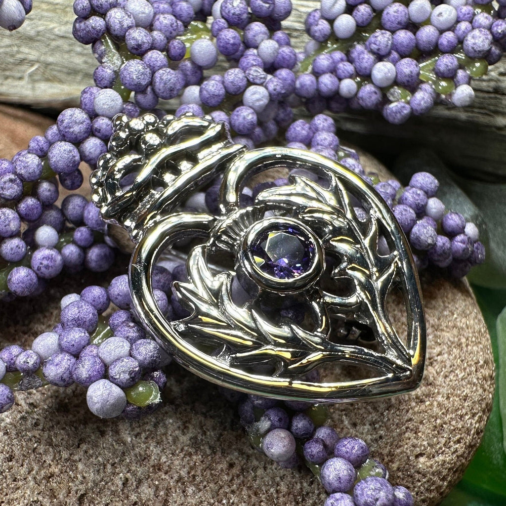 Cressida Scottish Luckenbooth Brooch in Sterling Silver | Brooch | Wiccan Center