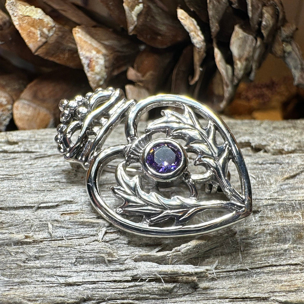 Cressida Scottish Luckenbooth Brooch in Sterling Silver | Brooch | Wiccan Center
