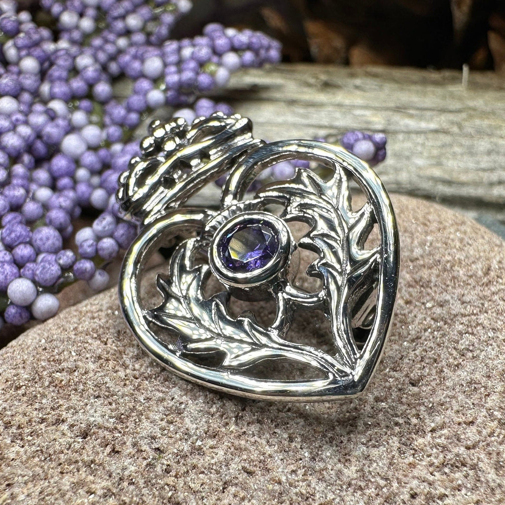 Cressida Scottish Luckenbooth Brooch in Sterling Silver | Brooch | Wiccan Center