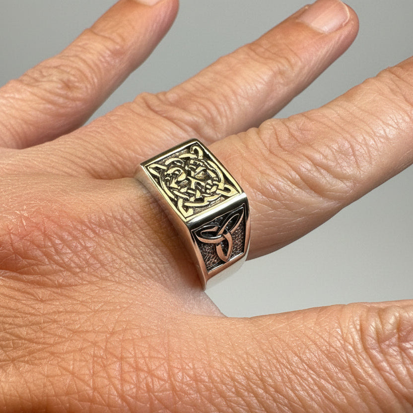 Orren Celtic Knot Ring in Sterling Silver | Ring | Wiccan Center