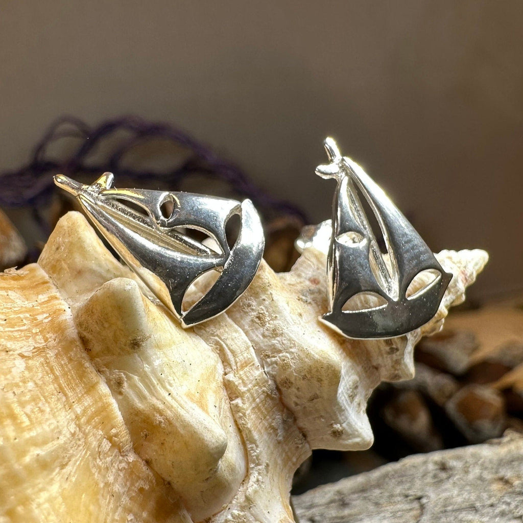 Summerlea Sailboat Post Earrings | Post Earrings | Wiccan Center