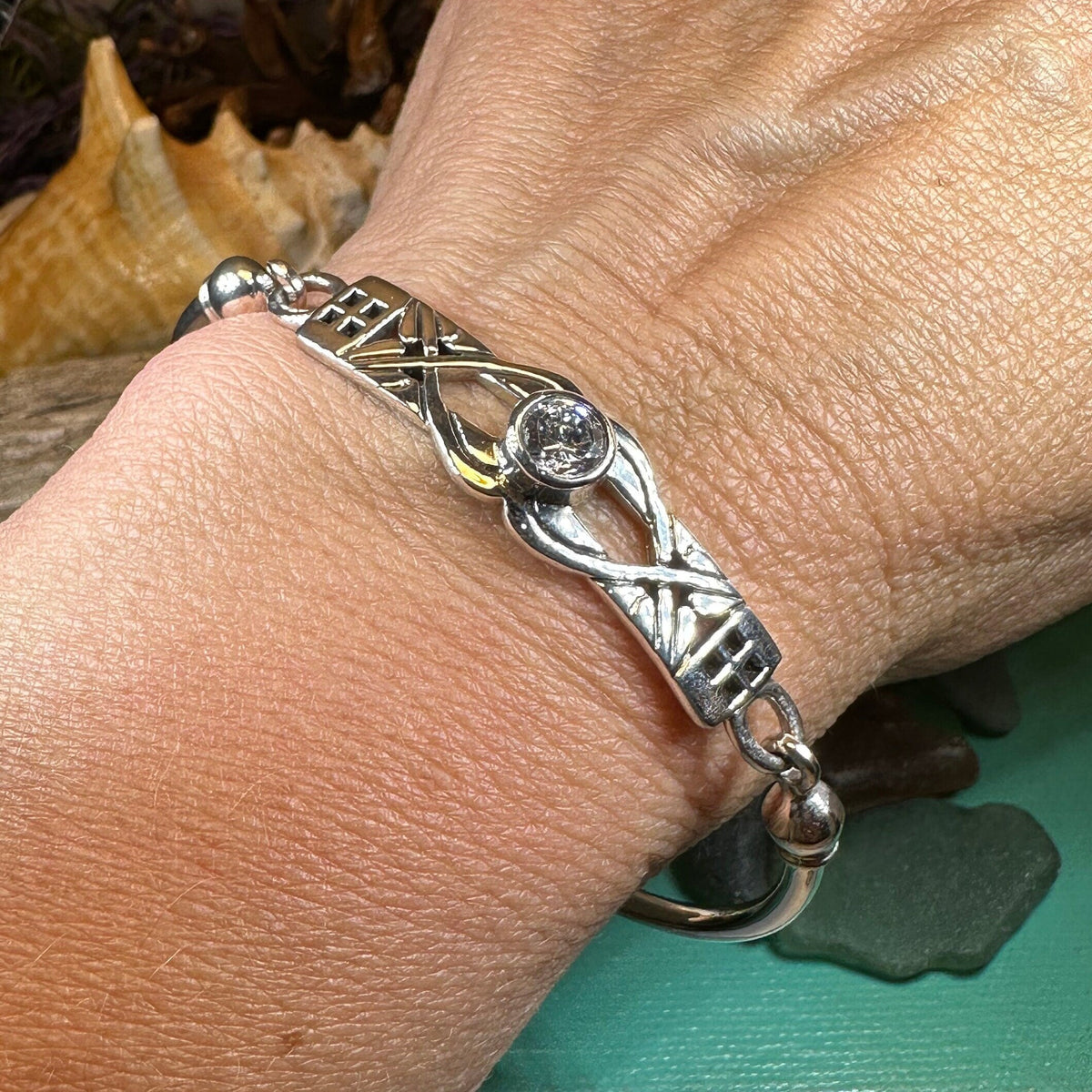 Mackintosh Gemstone Bracelet in Sterling Silver | Bracelet | Wiccan Center