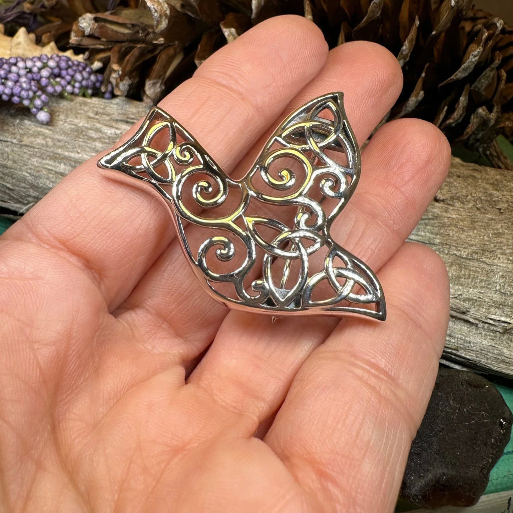Iona Dove Trinity Knot Brooch | Brooch | Wiccan Center