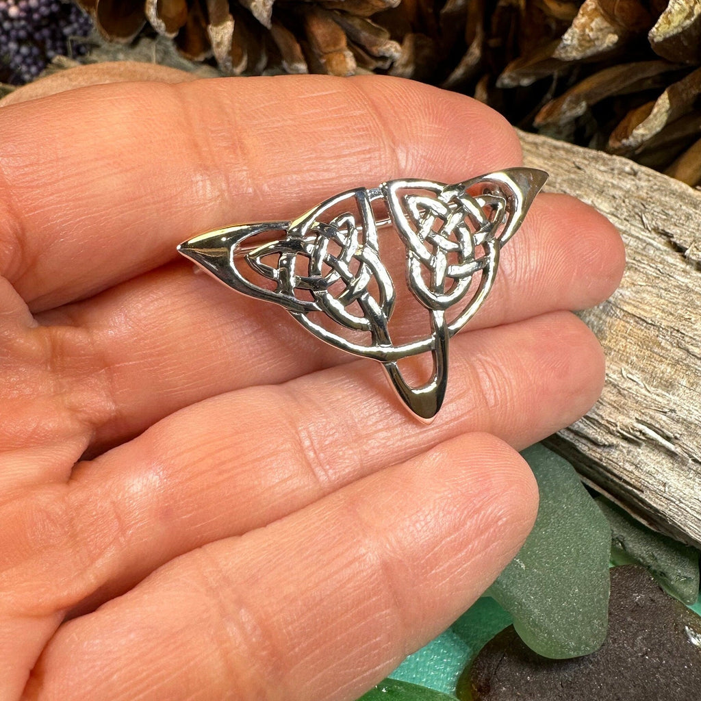 Sigyn Celtic Knot Brooch in Sterling Silver | Brooch | Wiccan Center