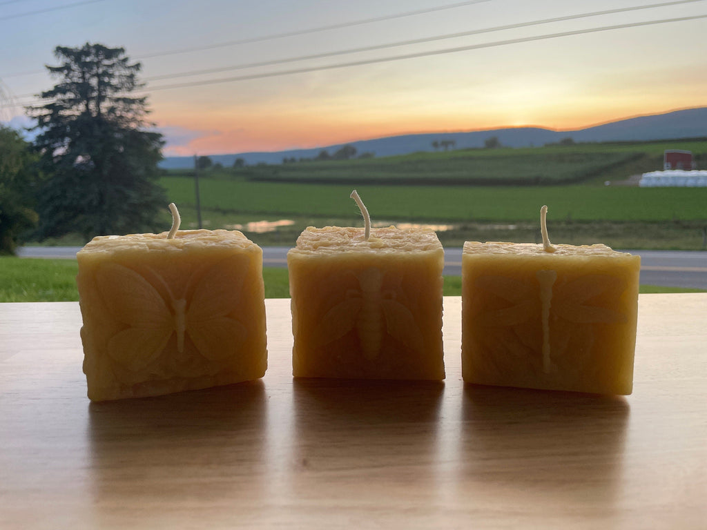 Pollinator Pillar Beeswax Candle Collection | Pillar Candles | Wiccan Center