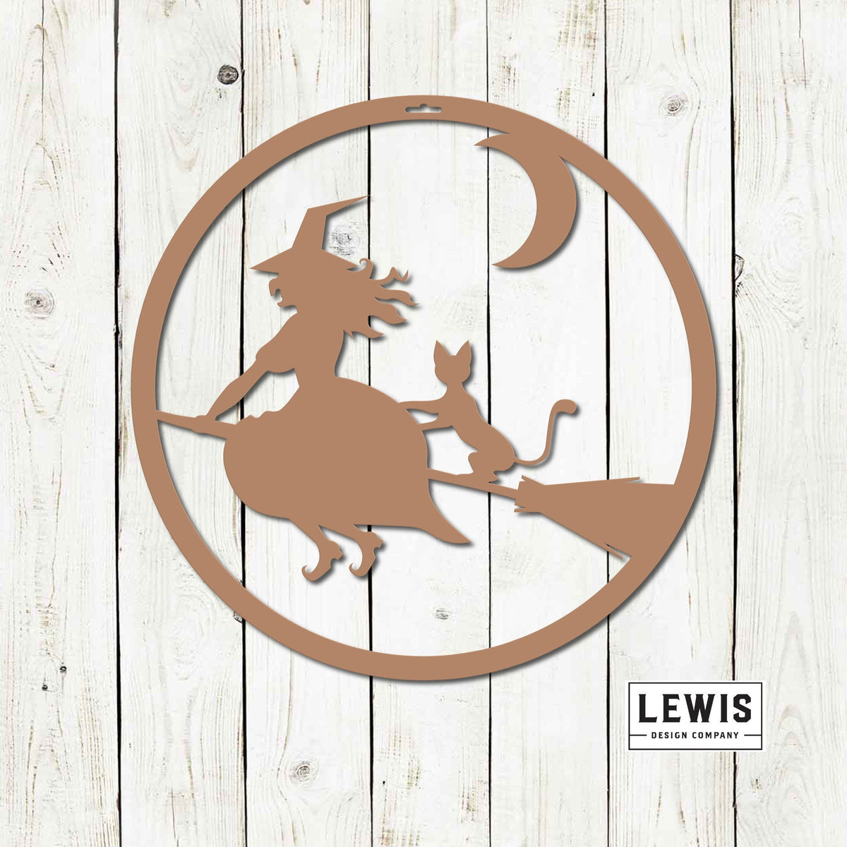Witch Metal Sign | Halloween Door and Wall Decor | Halloween | Wiccan Center